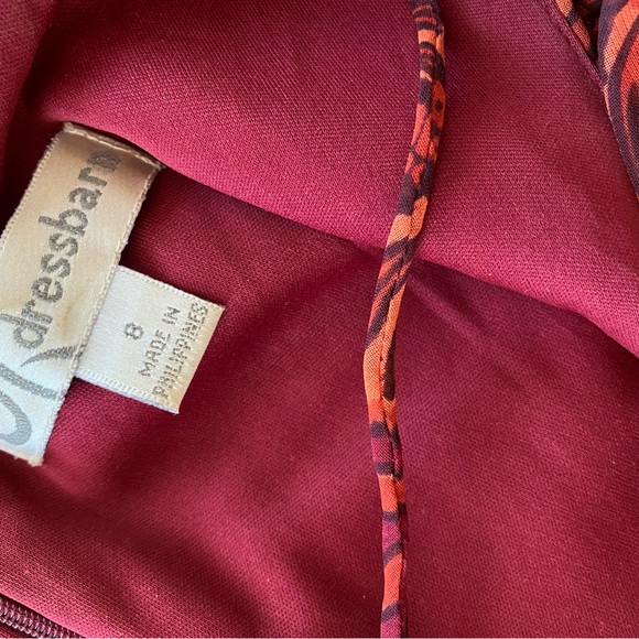 Dress Barn Red and Black Aztec Dress - Picture 4 of 4